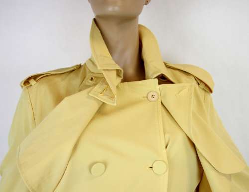 $2550 New Authentic Bottega Veneta Womens Wool Trench Coat Jacket 307691 9441 Black Friday Deals